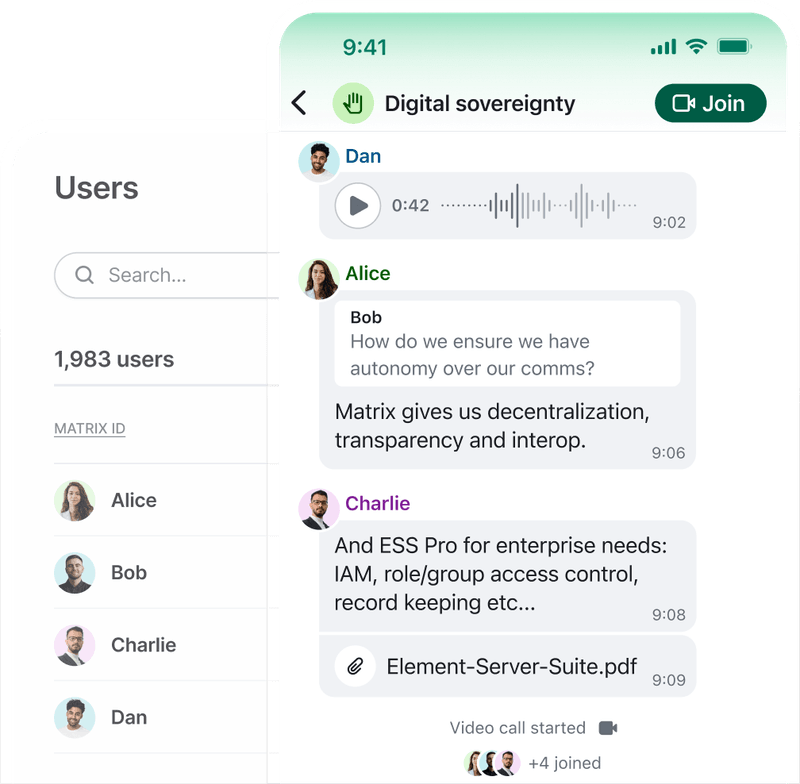 Element (Matrix) screenshot
