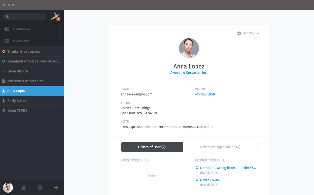 Zammad screenshot